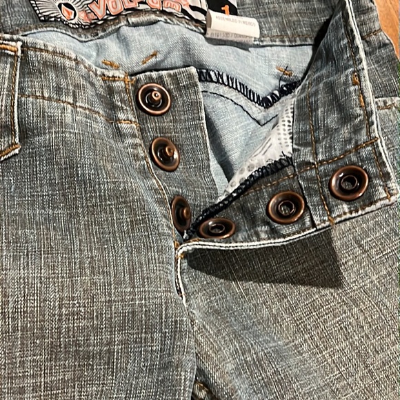 Vintage Volcom Norma Jean with a Blue-Brown Wash - Picture 6 of 6